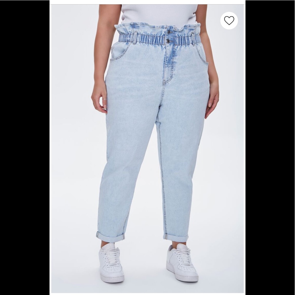 Forever 21 paper bag waist jean
